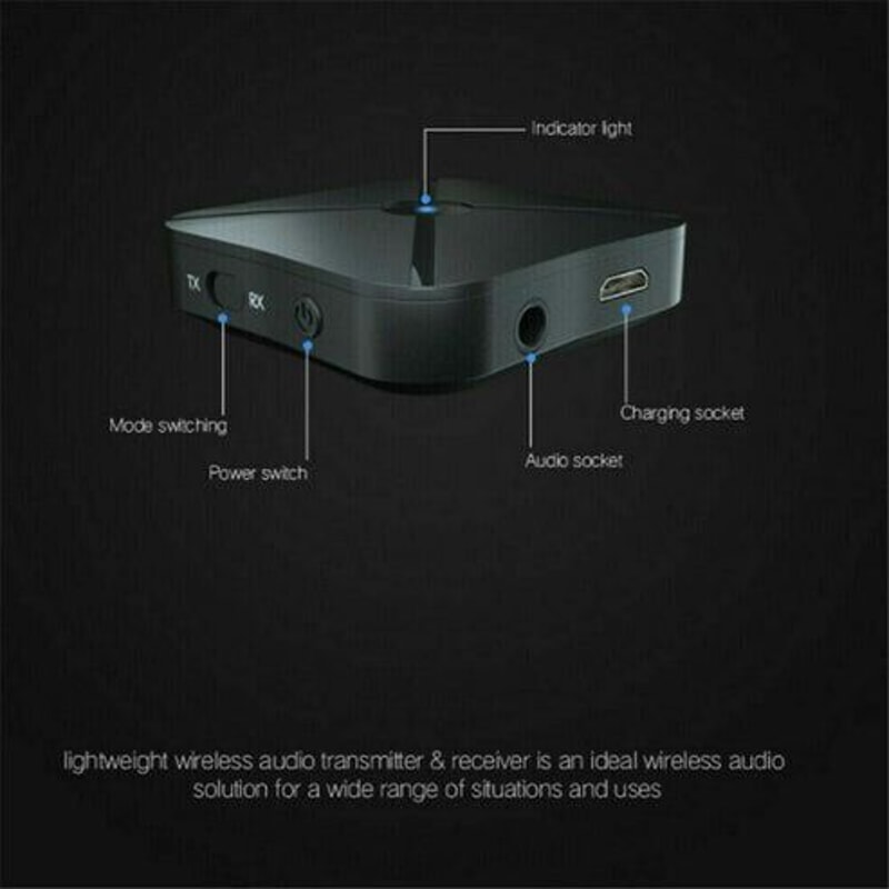 Bluetooth Transmitter Receiver Wireless Audio Adapter For TV Home Stereo A2DP Bluetooth V42 Transmi 4