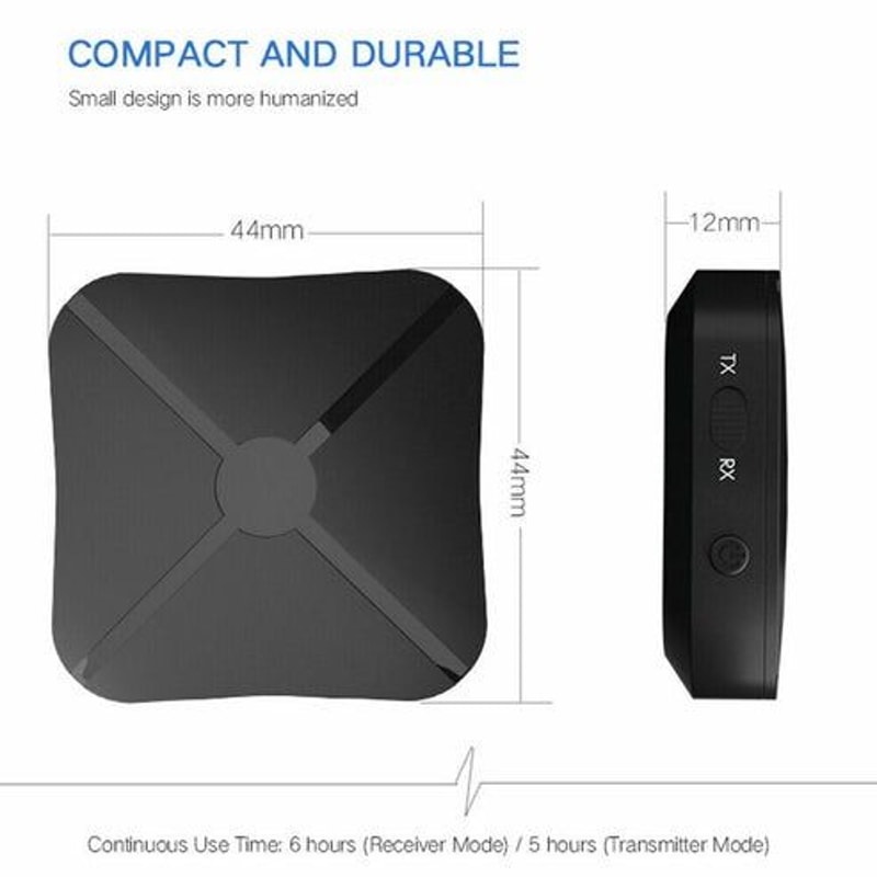 Bluetooth Transmitter Receiver Wireless Audio Adapter For TV Home Stereo A2DP Bluetooth V42 Transmi 8