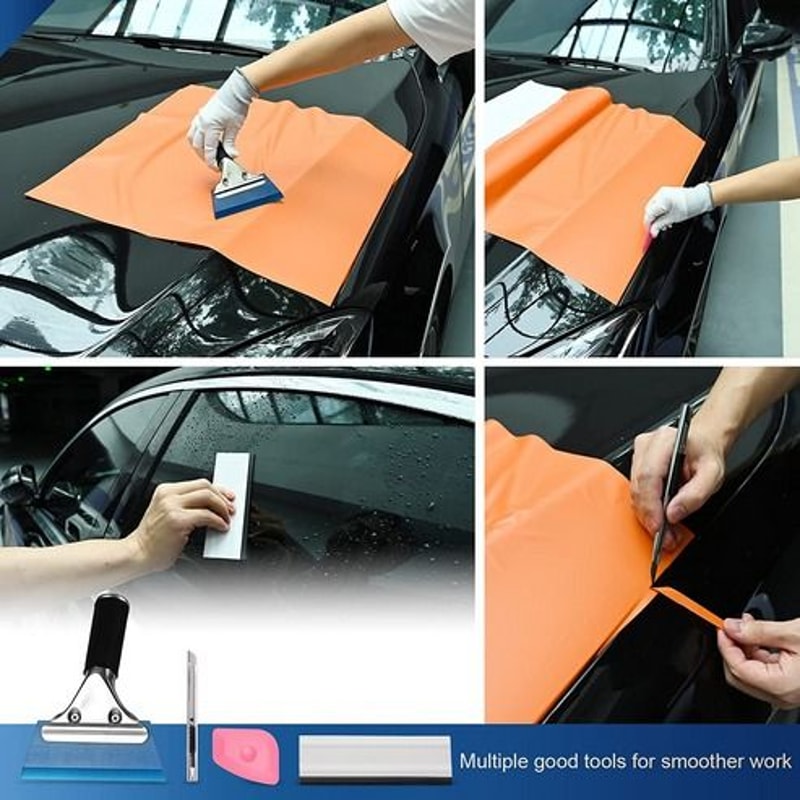 Car Window Tint Tools Kit Auto Film Tinting Scraper Squeegee Installation Set For Professional Tint 2
