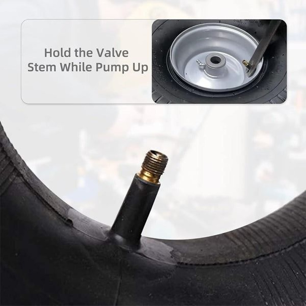 Universal Fit Tire Inner Tubes Valve Durable For Lawn Mowers ATVs Wheelbarrows And More 9