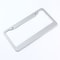 Chrome Stainless Steel Metal License Plate Frame Tag Cover With Screw Caps Durable RustResistant 5