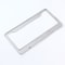 Chrome Stainless Steel Metal License Plate Frame Tag Cover With Screw Caps Durable RustResistant 6
