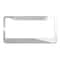 Chrome Stainless Steel Metal License Plate Frame Tag Cover With Screw Caps Durable RustResistant 7