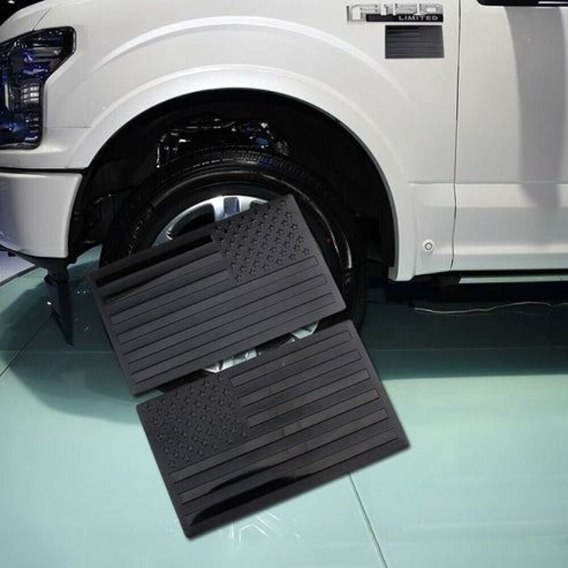 Black USA Flag Sticker Metal American Car Truck Decal Emblem Embossed For Cars SUVs And Motorcycles 8