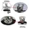 Universal Pillar Hood LED Work Light Bar Mount Bracket Clamp Durable Stainless Steel Offroad Clamp