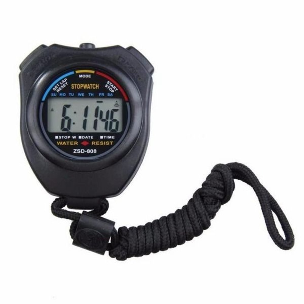 Sports Stopwatch Chronograph Date Timer Odometer Watch Digital Second Accuracy Lightweight Great Fo 3
