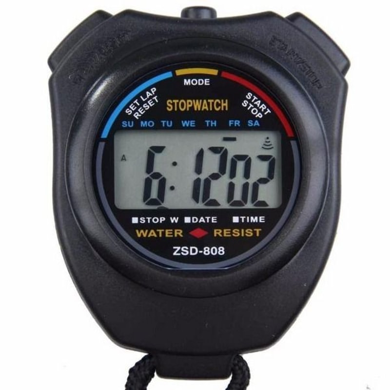 Sports Stopwatch Chronograph Date Timer Odometer Watch Digital Second Accuracy Lightweight Great Fo 6