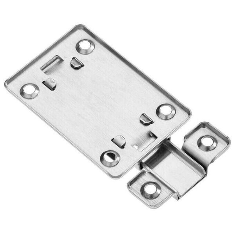 Keyless Door Bolt For Doors Stainless Steel Latch Sliding Silver Lock Secure Door Locking Solution