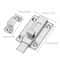 Keyless Door Bolt For Doors Stainless Steel Latch Sliding Silver Lock Secure Door Locking Solution