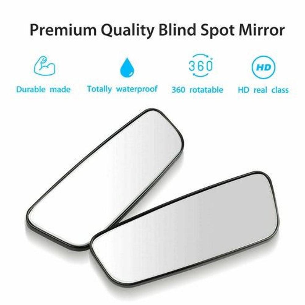 Rear View Auxiliary Blind Spot Mirror Wide Angle For Cars Trucks SUVs Increase Safety With HD Plati 2