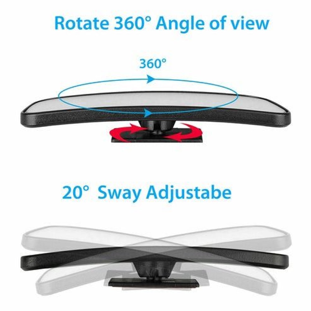 Rear View Auxiliary Blind Spot Mirror Wide Angle For Cars Trucks SUVs Increase Safety With HD Plati 4