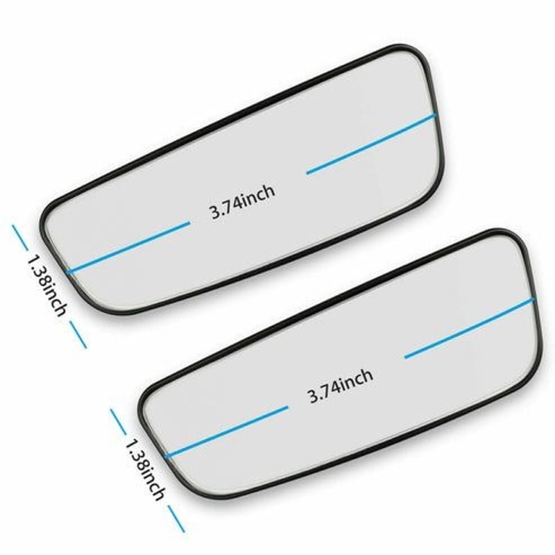 Rear View Auxiliary Blind Spot Mirror Wide Angle For Cars Trucks SUVs Increase Safety With HD Plati 1