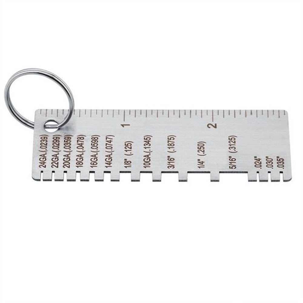Thickness Gage Sheet Metal Gauge Measuring Tool Stainless Steel Wire Gauge Compact And Durable For 7