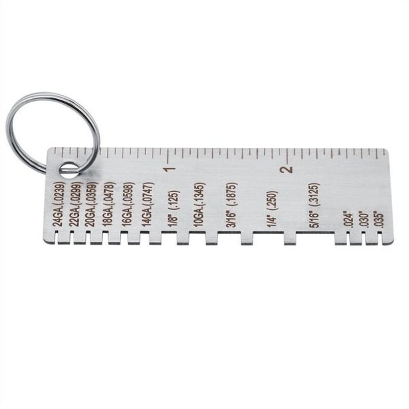 Thickness Gage Sheet Metal Gauge Measuring Tool Stainless Steel Wire Gauge Compact And Durable For 7