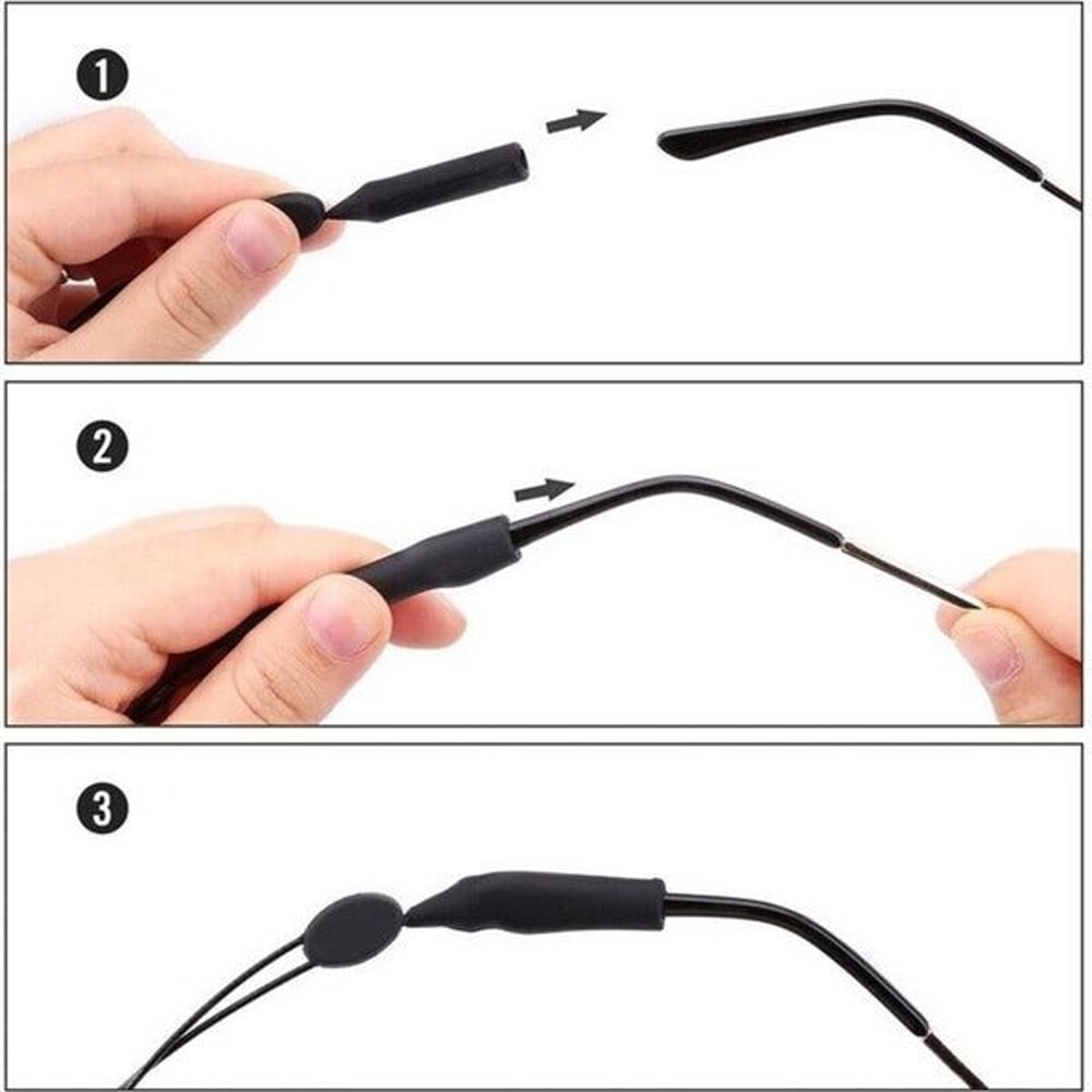 Sports Eyeglasses Band Adjustable Glasses Strap Neck Cord Universal Sunglasses Rope String Holder F 3