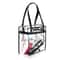 Large Clear PVC Tote Bags For Women Transparent Handbag With Zipper Stadium Approved Waterproof And 3