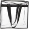 Large Clear PVC Tote Bags For Women Transparent Handbag With Zipper Stadium Approved Waterproof And 11