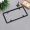 Metal License Plate Frame High Quality Stainless Steel Tag Cover Black 2 Pack With Hardware Fits C 0