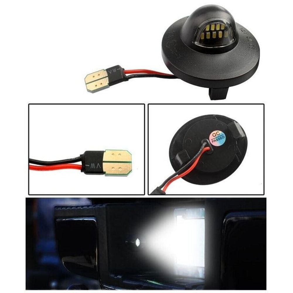 For Ford Rear Bumper Tag LED License Plate Light Assembly Lamp Waterproof 0