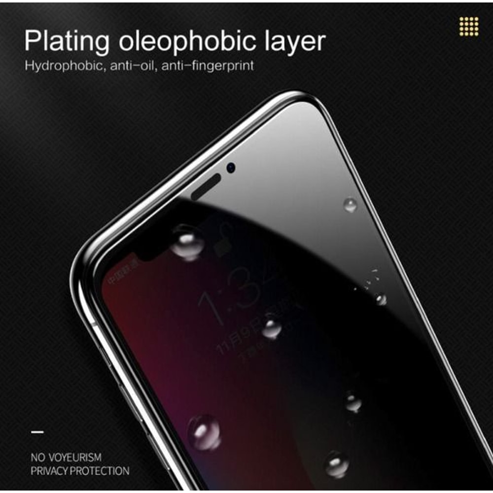 Privacy Tempered Glass Screen Protector For IPhone 9H Hardness Full Protection Easy Install 1