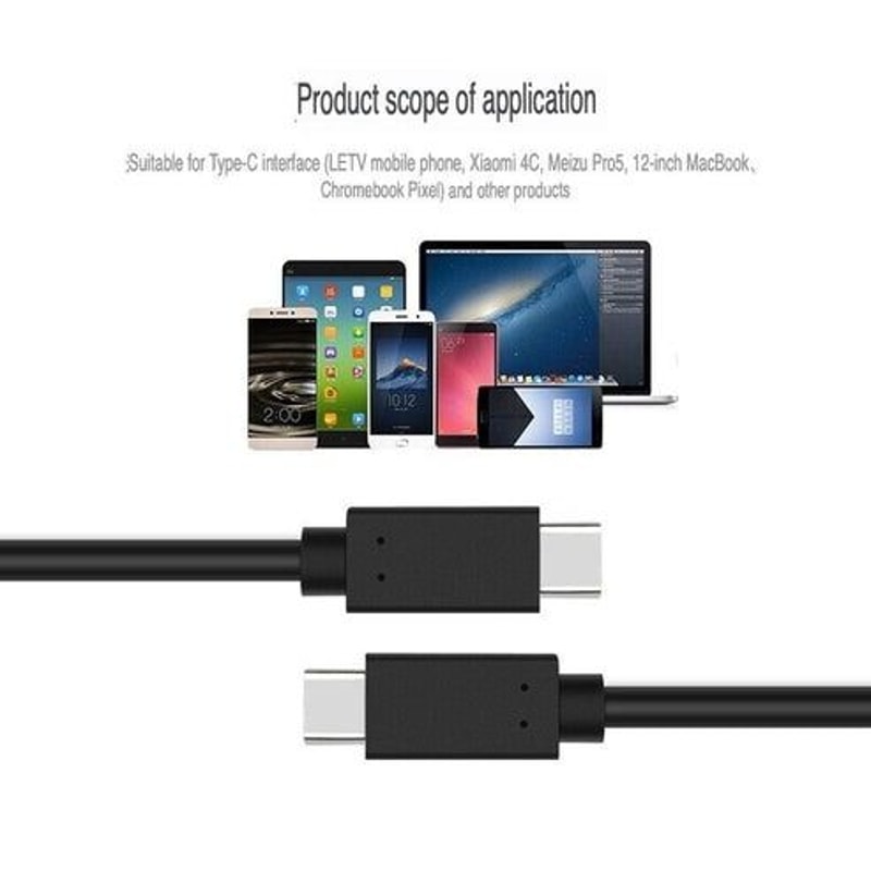 USBC To USBC Charging Cord Fast Charging Cable Rapid Charger For USBC Devices 60W Power Delivery 9