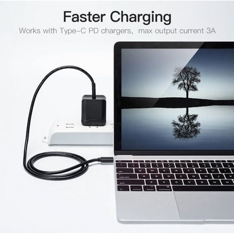 USBC To USBC Charging Cord Fast Charging Cable Rapid Charger For USBC Devices 60W Power Delivery 10