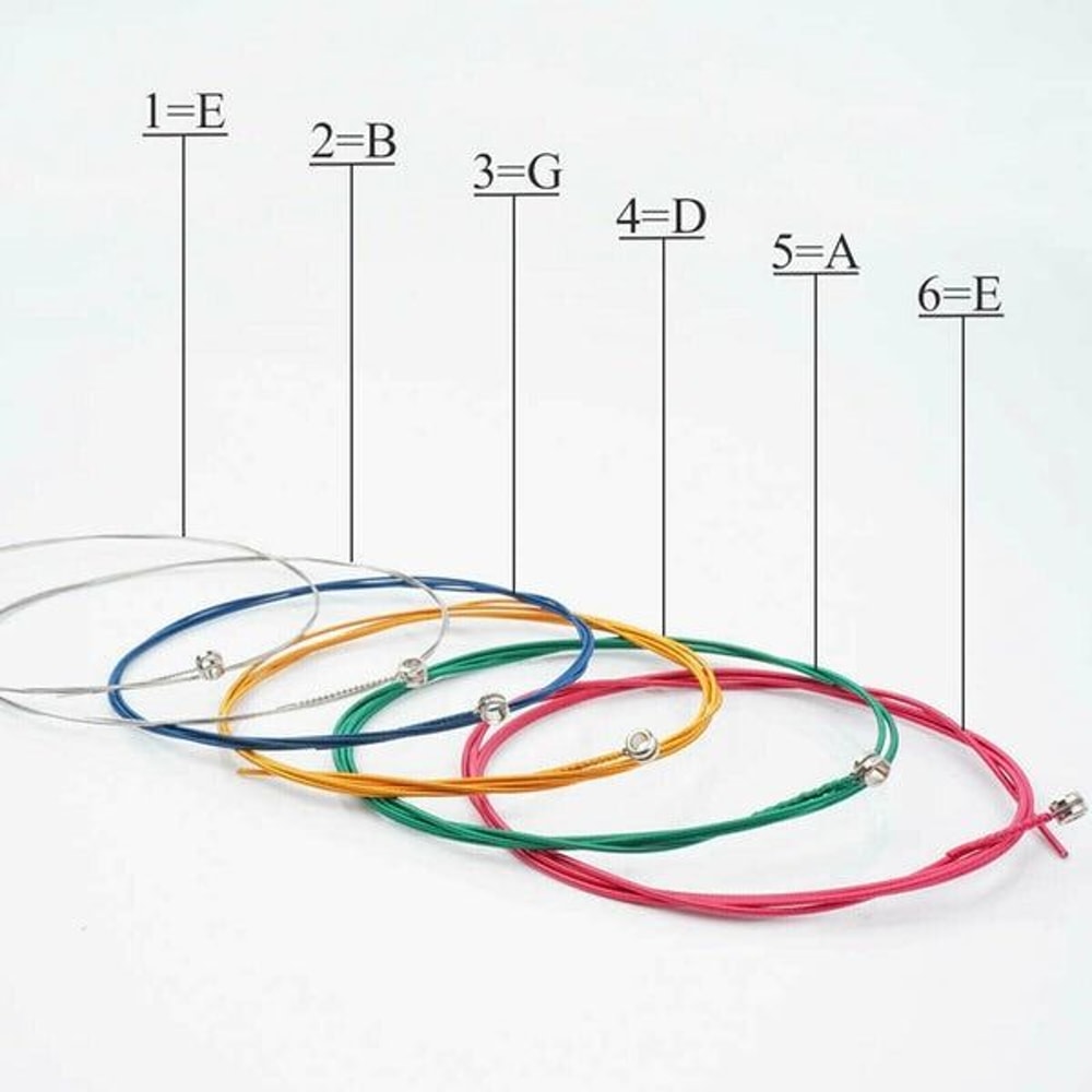 Guitar Strings Replacement Set Steel Strings For Acoustic Guitar HighQuality Steel String For Music 5