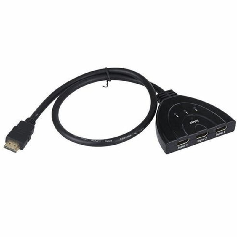 HDMI Splitter Switcher HUB Cable For HDTV Xbox Adapter 10