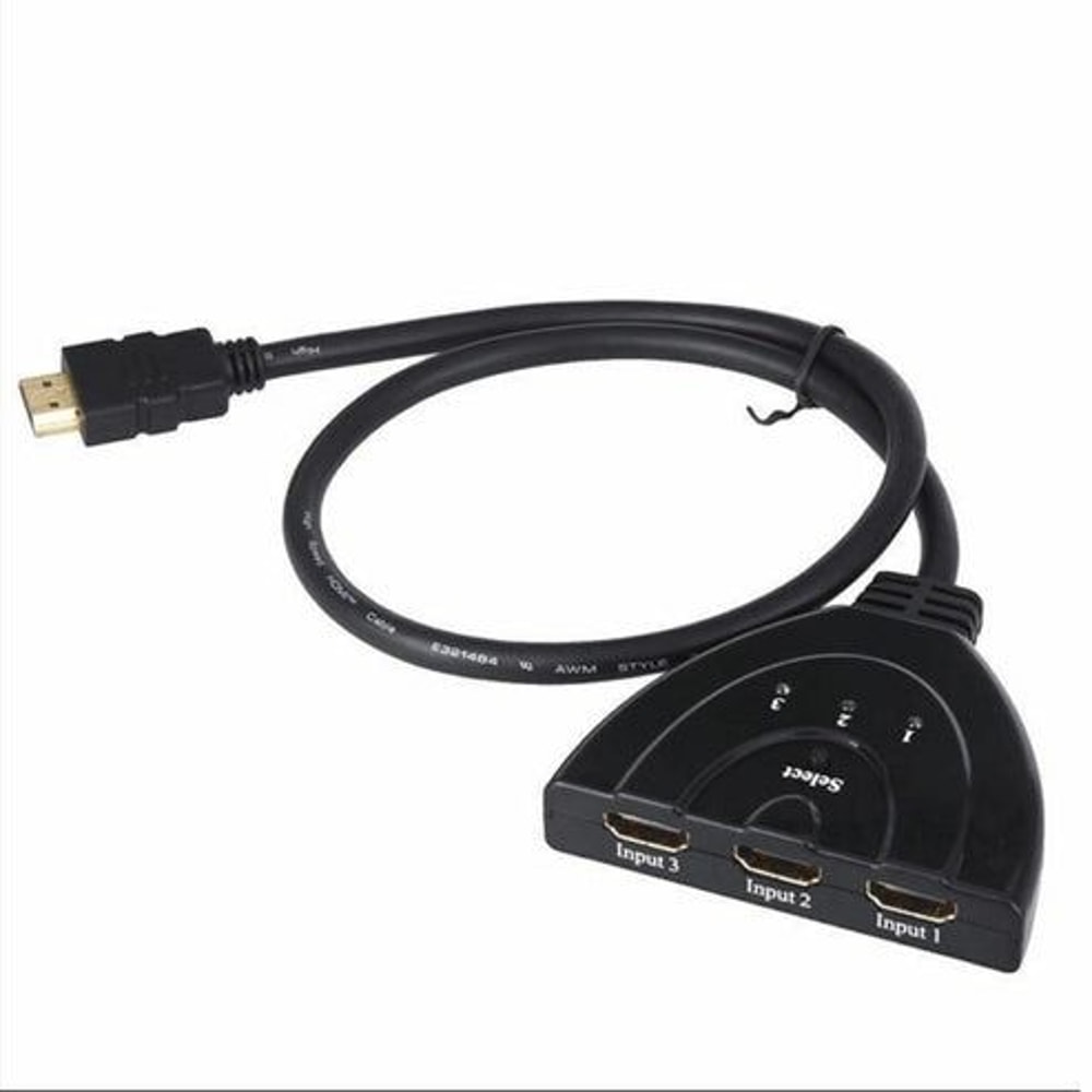 HDMI Splitter Switcher HUB Cable For HDTV Xbox Adapter 1