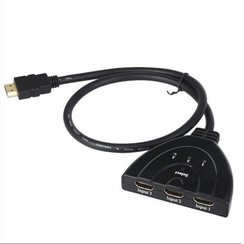 HDMI Splitter Switcher HUB Cable For HDTV Xbox Adapter 1