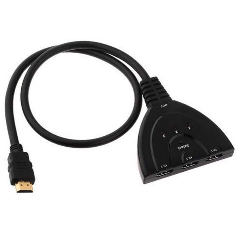 HDMI Splitter Switcher HUB Cable For HDTV Xbox Adapter 7