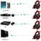 LED Gaming Headset Mic Stereo Bass Surround Headphones PC PS4 Xbox One NoiseCanceling Adjustable 5