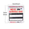 Oil Change Service Reminder Stickers Clear Window Lite Sticker Perfect For Vehicle Maintenance And 7