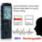 Voice Activated Digital Audio Recorder Player Dictaphone HighQuality Sound LCD Display USB Charging 7