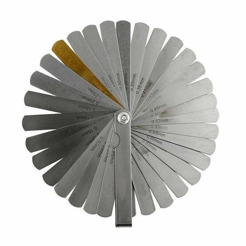 Dual Reading Combination Feeler Gauge Blade Feeler Gauge Metric SAE Measurement Tool 0
