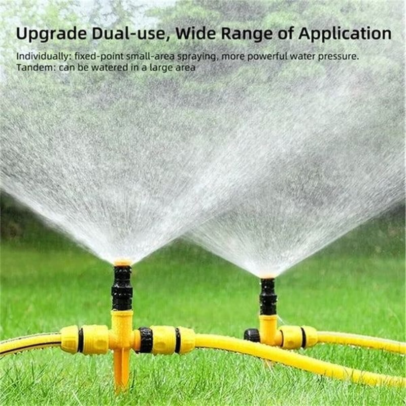 Auto Irrigation System Garden Lawn Sprinkler Rotation WaterSaving Patio Sprinkler 8