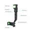 Adjustable Car Rearview Mirror Phone Holder Mount Multifunctional Rotating Secure Clip Easy Setup 9