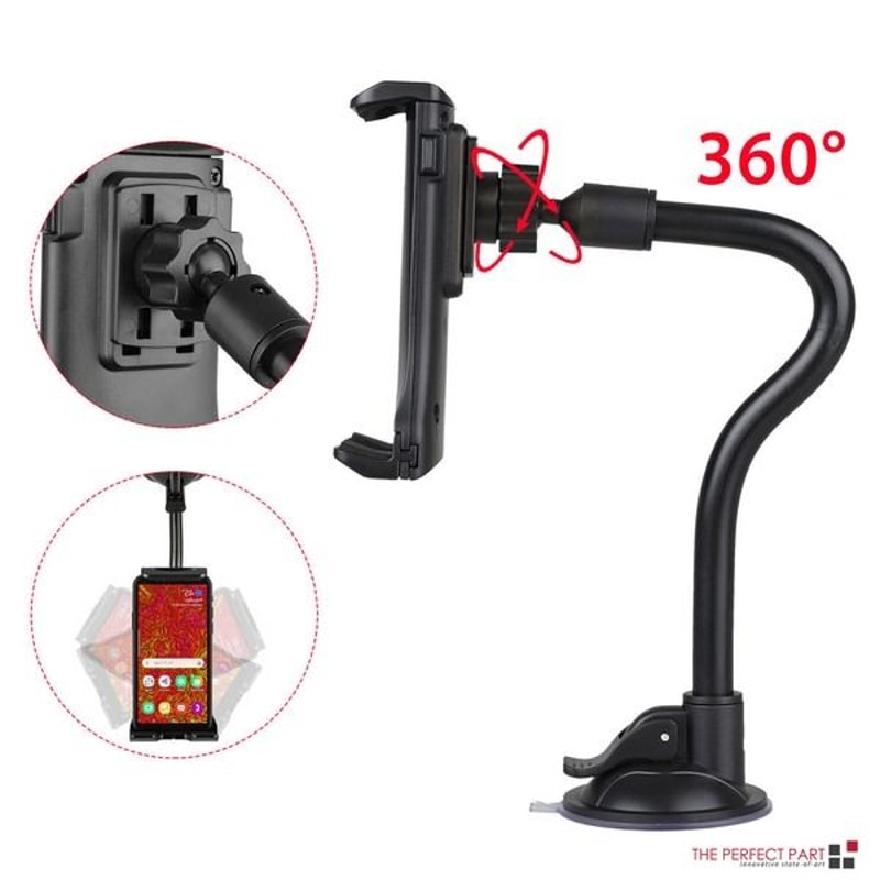 Universal Car Windshield Holder Desktop Mount For Cellphone Tablet IPad GPS Long Arm Adjustable 3