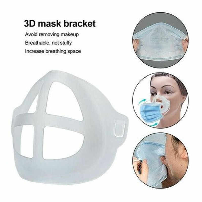 Face Mask Bracket Inner Stand Holder For Mouth Breathing Space Frame Protects Makeup Increases Mask 4