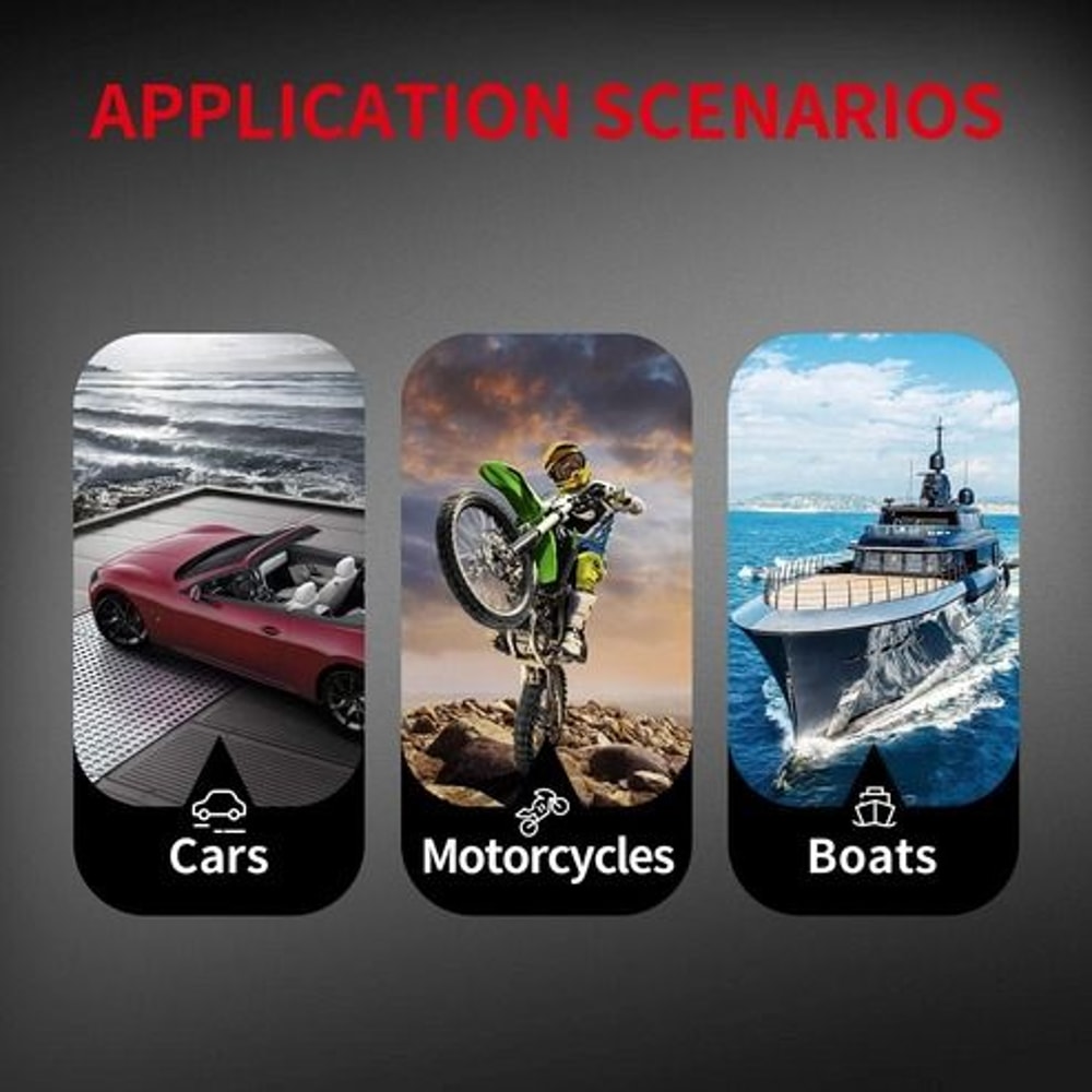 Blue LED Light Toggle Rocker ONOFF Switch For Boat Car Marine ATV 1