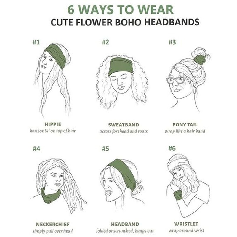 Boho Headbands Knotted Turban Wraps Leopard Hair Bands Elegant Stripe Cloth Comfortable And Stretch 5