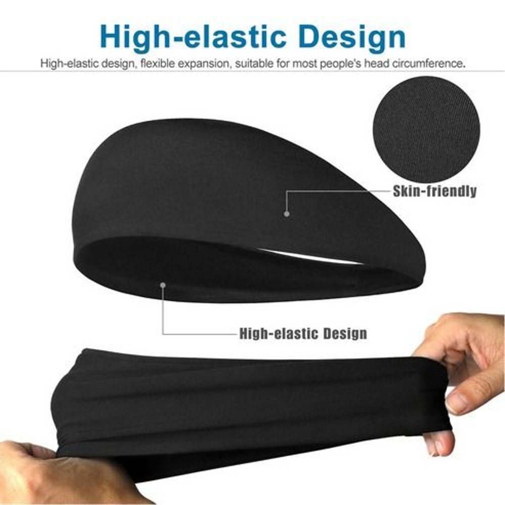 Sweatband Headband For Men Women Stretchable Sports Headband Yoga Gym Running Essential 3