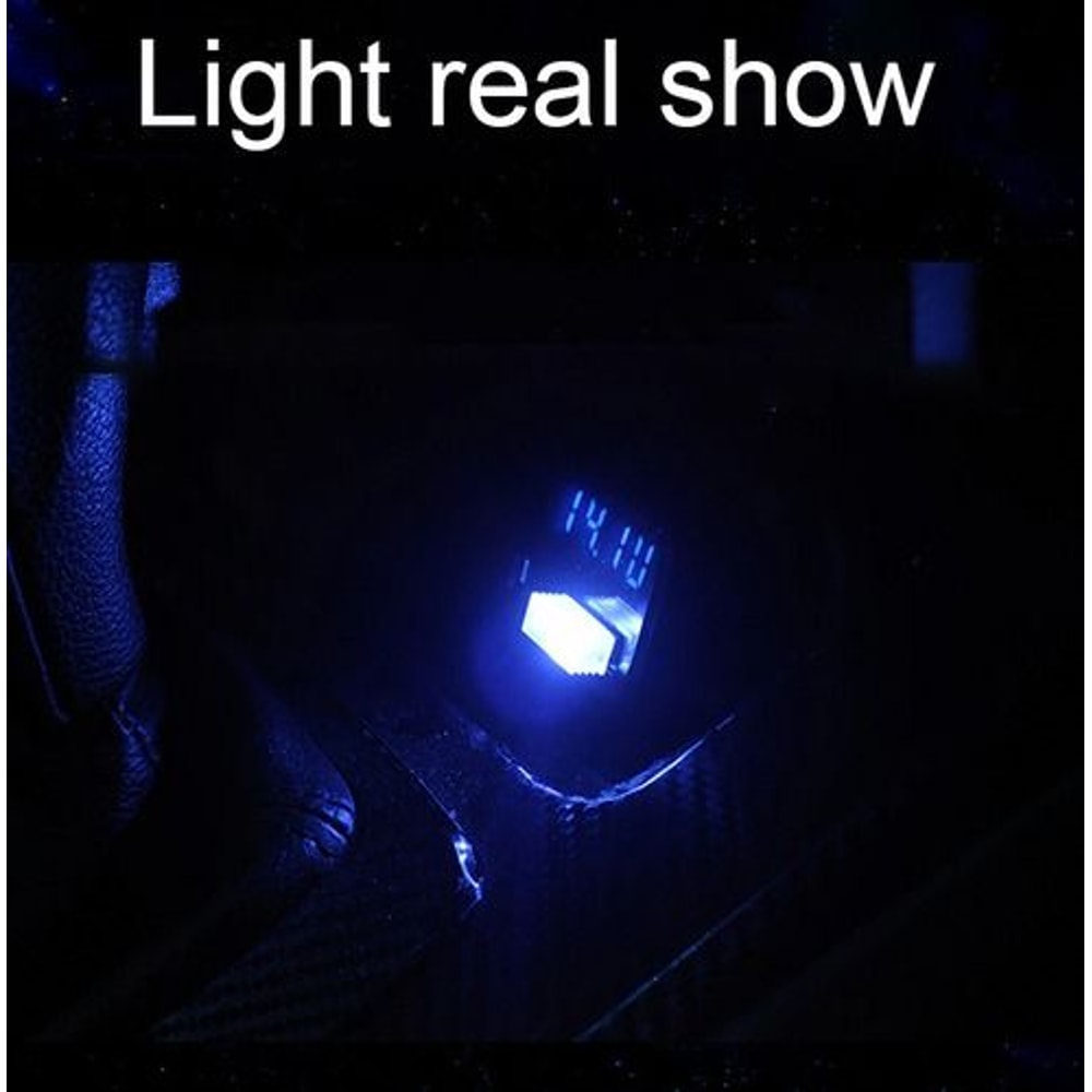 USB LED Car Interior Light Mini Blue Neon Ambient Lamps Perfect Atmosphere Accessory For Cars And M 5