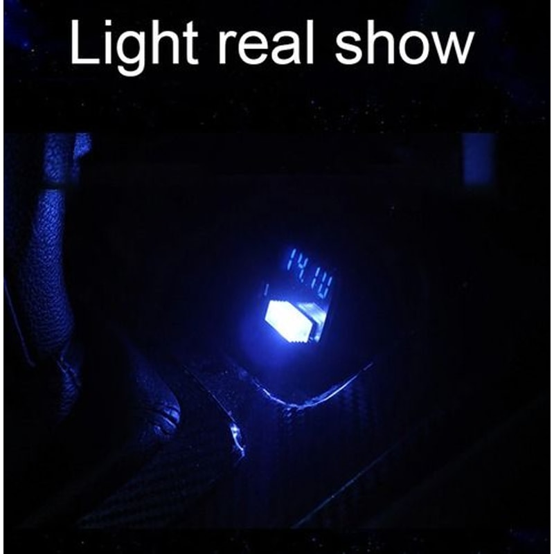 USB LED Car Interior Light Mini Blue Neon Ambient Lamps Perfect Atmosphere Accessory For Cars And M 5