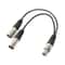 XLR Female To Dual Male Plug Y Splitter Cable Adapter Premium Microphone Audio Adapter With NickelP 1