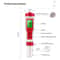 Pocket Hydroponics PH EC Meter Digital LCD Tester Aquarium Water Test Pen For PH TDS Temperature 12
