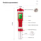 Pocket Hydroponics PH EC Meter Digital LCD Tester Aquarium Water Test Pen For PH TDS Temperature 12