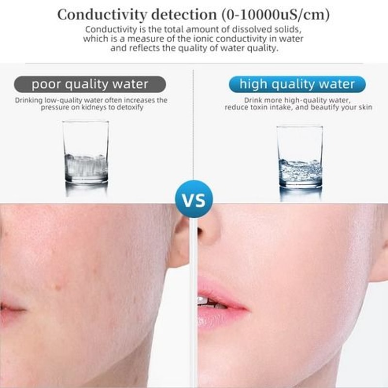 Pocket Hydroponics PH EC Meter Digital LCD Tester Aquarium Water Test Pen For PH TDS Temperature 14