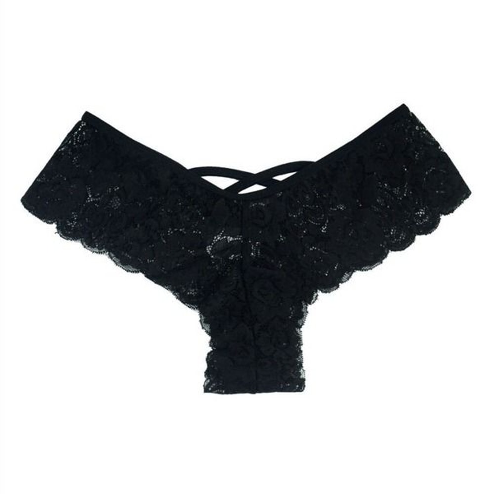 Womens Sexy Lace Lingerie Panties Brief G String Thong 8
