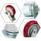 Heavy Duty Caster Wheels Polyurethane Swivel Plate Durable Silent Load Capacity 10